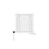 Grzejnik dekoracyjny hybrydowy poziomy Judy 600x590 biały MOA