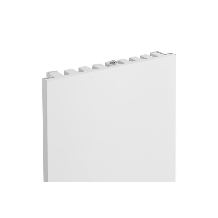 Grzejnik dekoracyjny elektryczny płaski Concert 1600x500 biały mat, grzałka z prawej strony