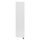 Grzejnik dekoracyjny elektryczny płaski Concert 1600x400 biały mat, grzałka z prawej strony