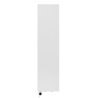 Grzejnik dekoracyjny elektryczny płaski Concert 1600x400 biały mat, grzałka z lewej strony