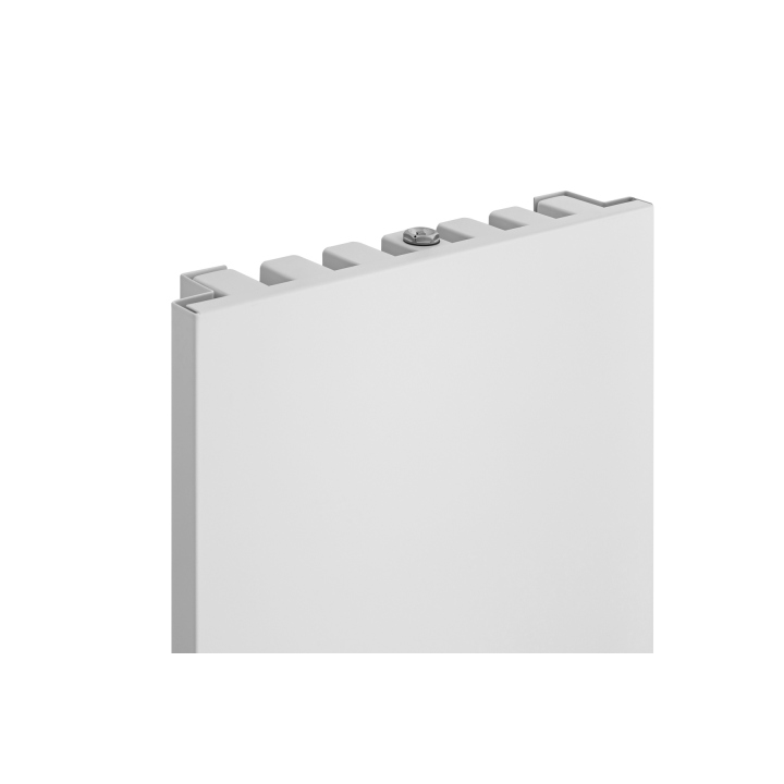 Grzejnik dekoracyjny elektryczny płaski Concert 1600x400 biały mat, grzałka z lewej strony