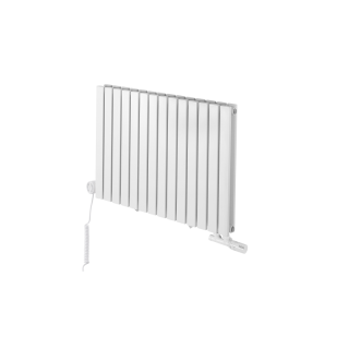 Grzejnik dekoracyjny hybrydowy poziomy Judy 600x826 biały MOA