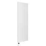 Grzejnik dekoracyjny elektryczny płaski Concert 1800x600 biały mat, grzałka z lewej strony