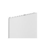 Grzejnik dekoracyjny elektryczny płaski Concert 1800x700 biały mat, grzałka z lewej strony