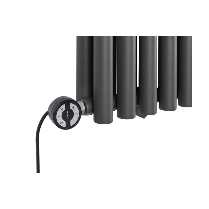 Grzejnik dekoracyjny poziomy Gilda GD2E 600x590 grafit