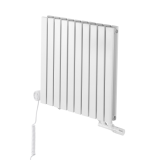 Grzejnik dekoracyjny hybrydowy poziomy Judy 600x590 biały MOA