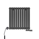 Grzejnik dekoracyjny Judy JD2E 600x590 grafit