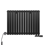 Grzejnik dekoracyjny Judy JD2E 600x826 czarny