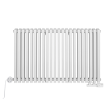 Grzejnik dekoracyjny poziomy Nomad 600x990 biały