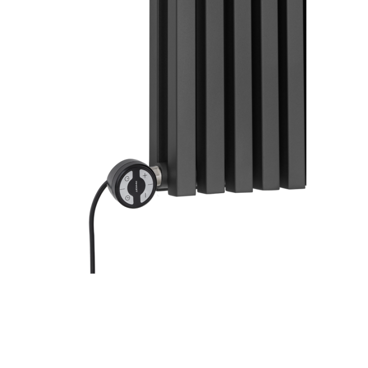 Grzejnik dekoracyjny poziomy Nomad 600x990 grafit