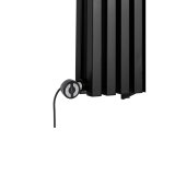 Grzejnik dekoracyjny poziomy Nomad 600x810 czarny