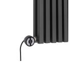 Grzejnik dekoracyjny poziomy Nomad 600x810 grafit