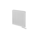Grzejnik dekoracyjny poziomy Nomad 600x630 biały
