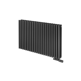 Grzejnik dekoracyjny poziomy Nomad 600x990 grafit