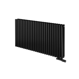 Grzejnik dekoracyjny poziomy Nomad 600x1170 czarny
