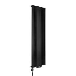 Grzejnik dekoracyjny hybrydowy Nomad ND1E 1800x540 czarny SQUARE