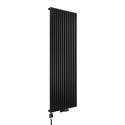 Grzejnik dekoracyjny hybrydowy Nomad ND1E 1800x630 czarny SQUARE