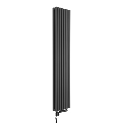 Grzejnik dekoracyjny hybrydowy Nomad ND2E 1800x360 grafit SQUARE