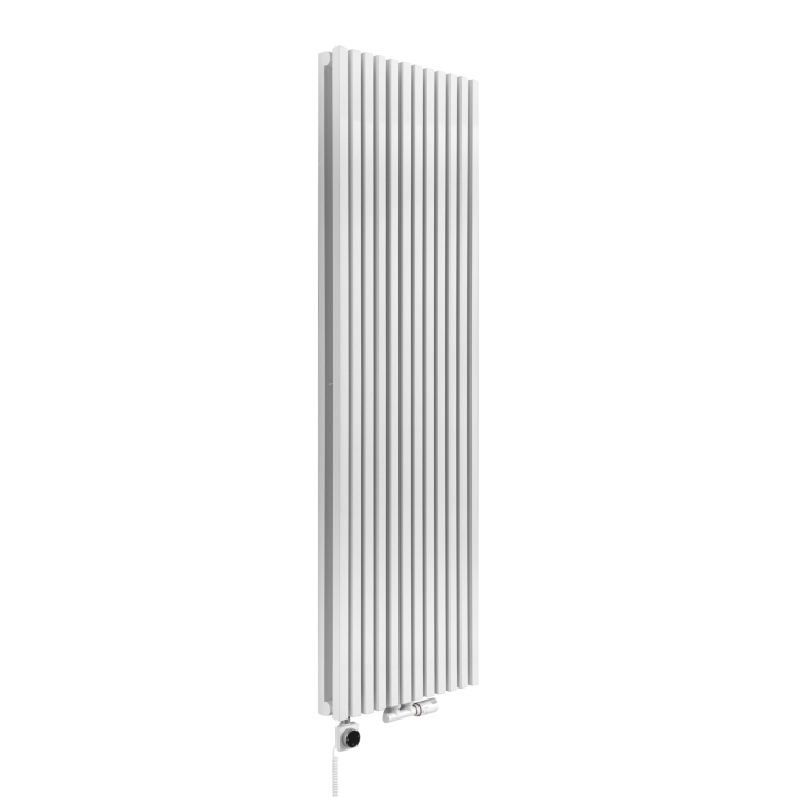 Grzejnik dekoracyjny hybrydowy Nomad ND2E 1800x540 biały SQUARE