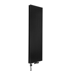 Grzejnik dekoracyjny hybrydowy Nomad ND2E 1800x540 czarny SQUARE