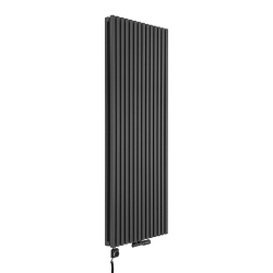 Grzejnik dekoracyjny hybrydowy Nomad ND2E 1800x630 grafit SQUARE