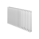 Grzejnik dekoracyjny poziomy Gilda GD2E 600x1062 biały