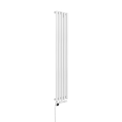 Grzejnik dekoracyjny hybrydowy Gilda GD1E 1600x295 biały SQUARE
