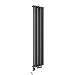 Grzejnik dekoracyjny hybrydowy Gilda GD1E 1800x413 grafit SQUARE