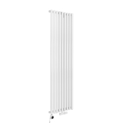 Grzejnik dekoracyjny hybrydowy Gilda GD1E 1800x531 biały SQUARE