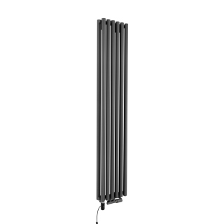 Grzejnik dekoracyjny hybrydowy Gilda GD2E 1800x354 grafit TANGO