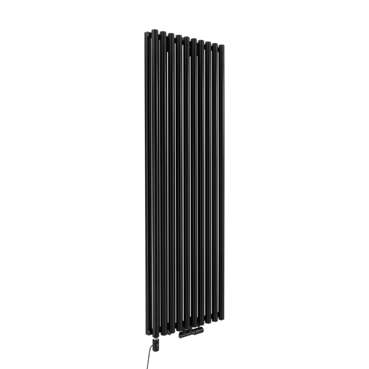 Grzejnik dekoracyjny hybrydowy Gilda GD2E 1800x590 czarny TANGO