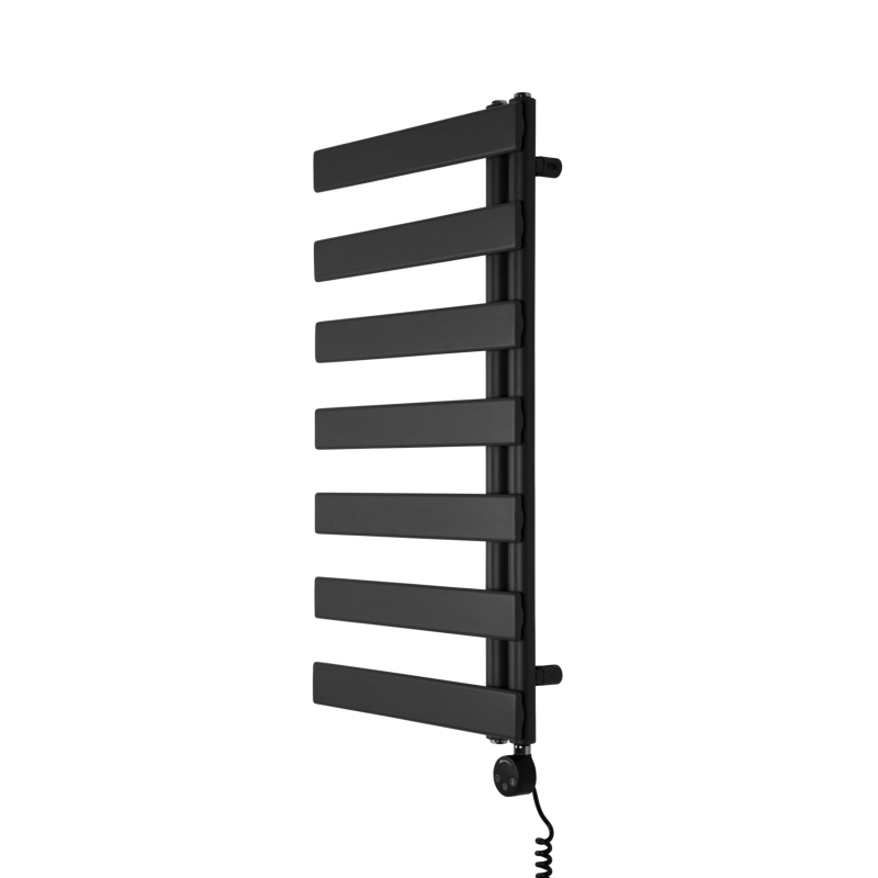 Grzejnik łazienkowy elektryczny UCR 900x500 grafit, grzałka z prawej strony