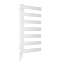 Grzejnik łazienkowy elektryczny UCR 900x500 biały, grzałka z lewej strony