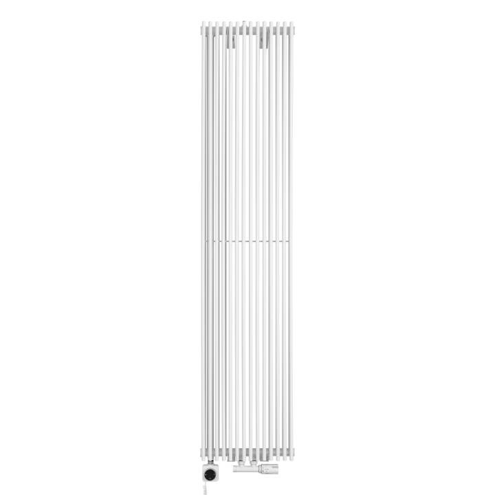 Grzejnik dekoracyjny hybrydowy Edo ED2E 1800x394 biały SQUARE