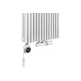 Grzejnik dekoracyjny hybrydowy Edo ED2E 1800x394 biały SQUARE