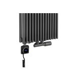 Grzejnik dekoracyjny hybrydowy Edo ED2E 1800x394 grafit SQUARE