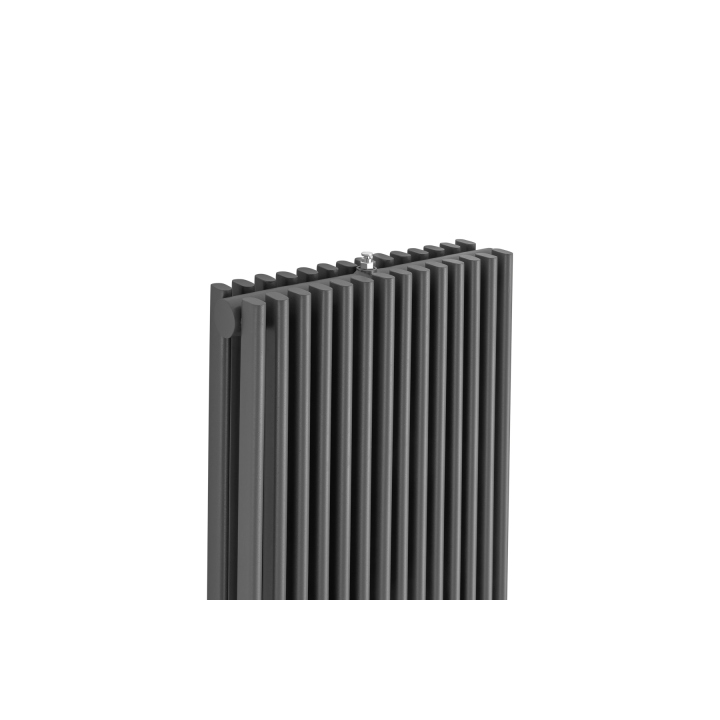 Grzejnik dekoracyjny hybrydowy Edo ED2E 1800x394 grafit SQUARE