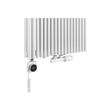 Grzejnik dekoracyjny hybrydowy Edo ED2E 1800x507 biały SQUARE