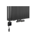 Grzejnik dekoracyjny hybrydowy Edo ED2E 1800x507 grafit SQUARE