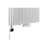 Grzejnik dekoracyjny hybrydowy Edo ED2E 1800x620 biały SQUARE