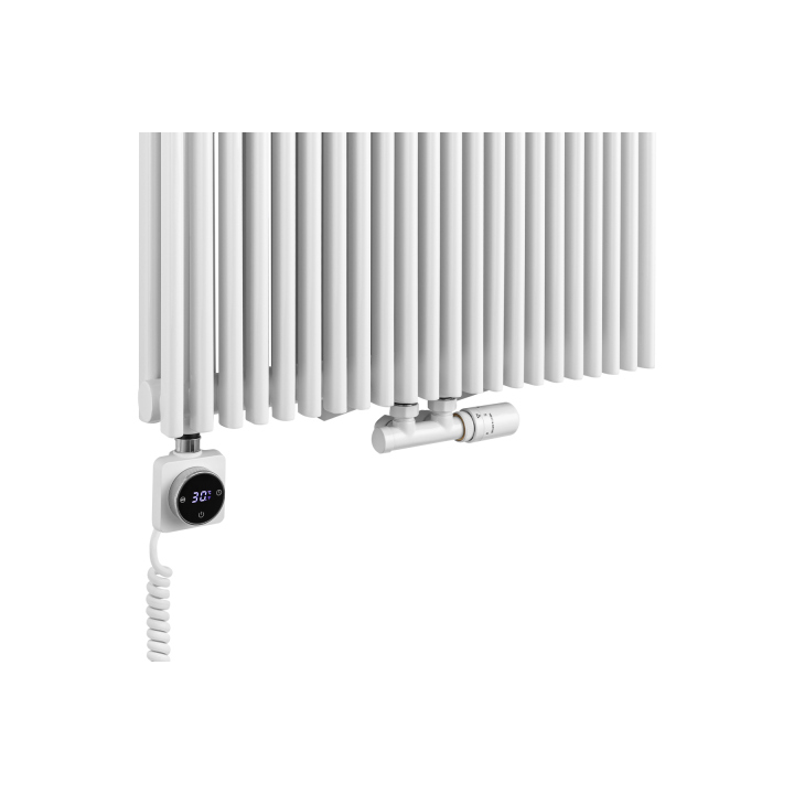 Grzejnik dekoracyjny hybrydowy Edo ED2E 1800x620 biały SQUARE