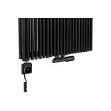 Grzejnik dekoracyjny hybrydowy Edo ED2E 1800x620 czarny SQUARE