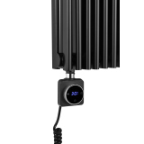 Grzejnik dekoracyjny hybrydowy Edo ED2E 1800x620 czarny SQUARE