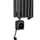 Grzejnik dekoracyjny hybrydowy Edo ED2E 1800x620 grafit SQUARE