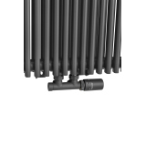 Grzejnik dekoracyjny hybrydowy Edo ED2E 1800x620 grafit SQUARE