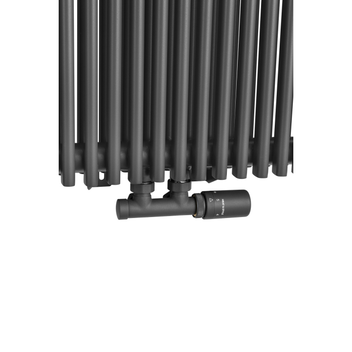 Grzejnik dekoracyjny hybrydowy Edo ED2E 1800x394 grafit SQUARE