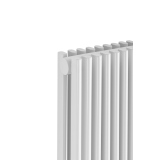 Grzejnik dekoracyjny hybrydowy Edo ED2E 1800x394 biały SQUARE