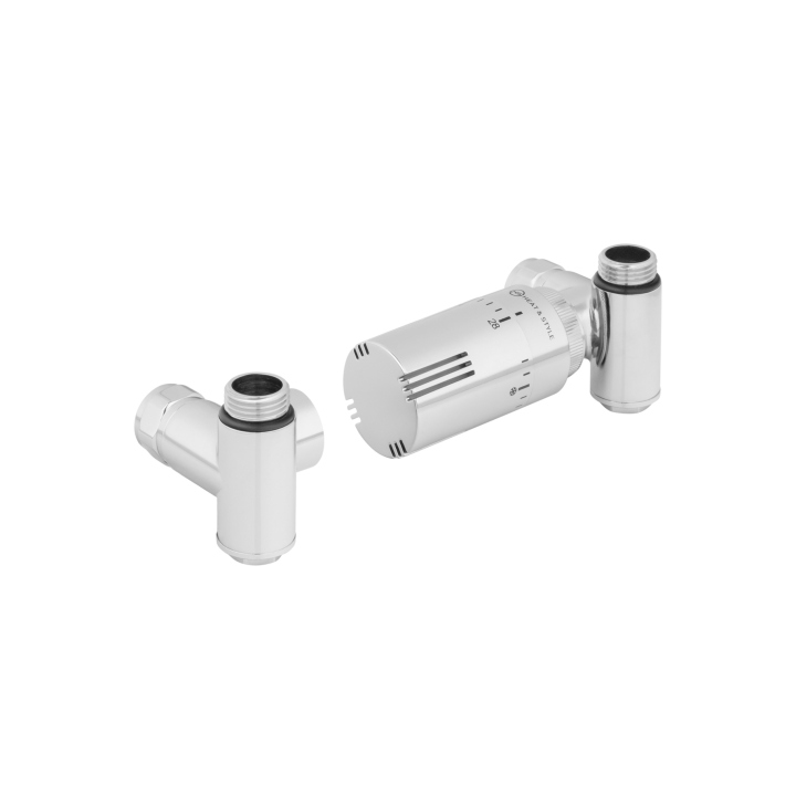 Zestaw termostatyczny Hybrid Valve Invest, chrom prawy
