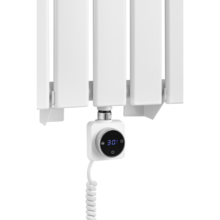 Grzejnik dekoracyjny elektryczny Ultra Slim US1 1600x476 biały