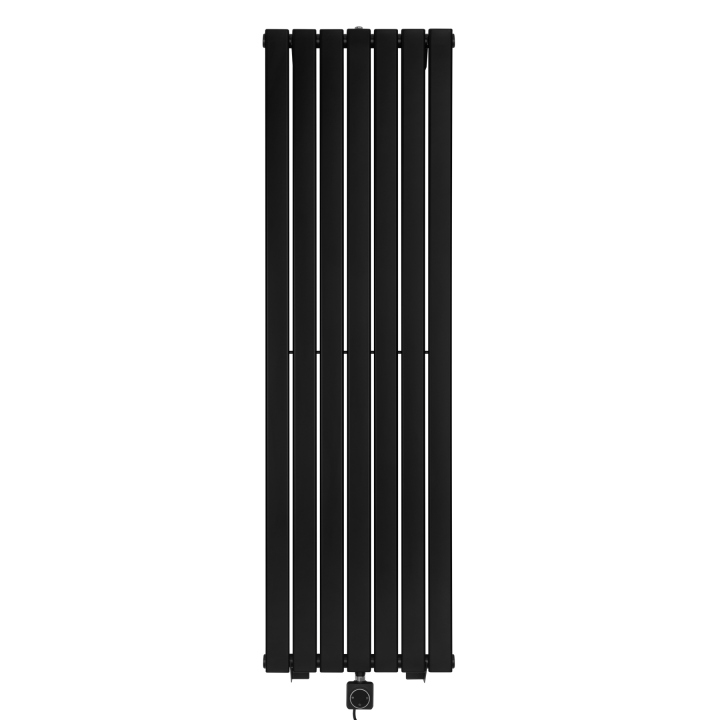 Grzejnik dekoracyjny elektryczny Ultra Slim US1 1600x476 czarny